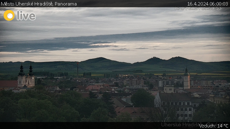 Město Uherské Hradiště - Panorama - 16.4.2024 v 06:00