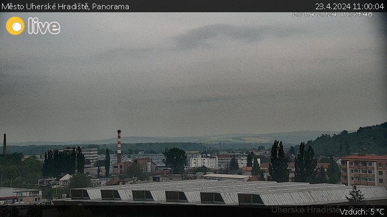 Město Uherské Hradiště - Panorama - 23.4.2024 v 11:00