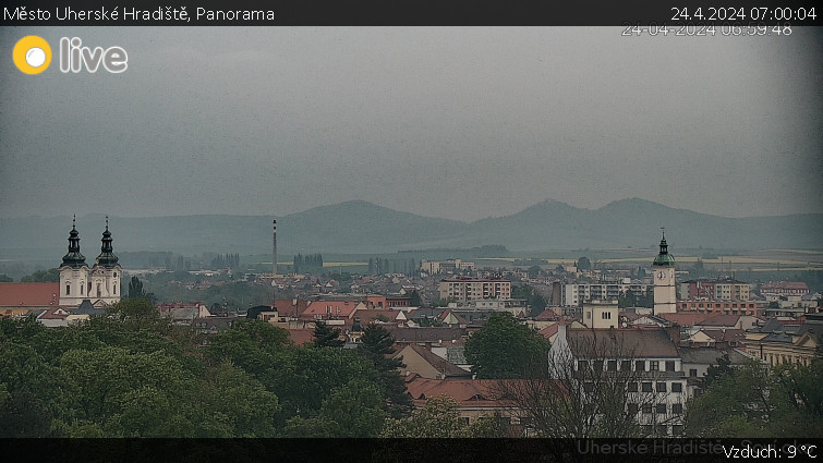 Město Uherské Hradiště - Panorama - 24.4.2024 v 07:00