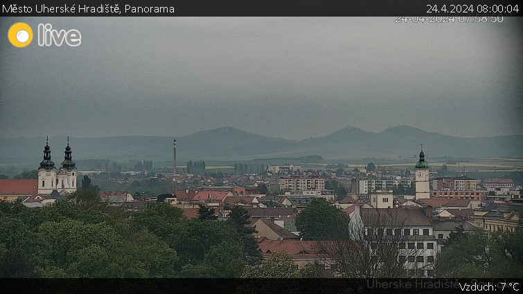 Město Uherské Hradiště - Panorama - 24.4.2024 v 08:00