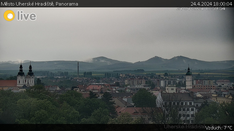 Město Uherské Hradiště - Panorama - 24.4.2024 v 18:00
