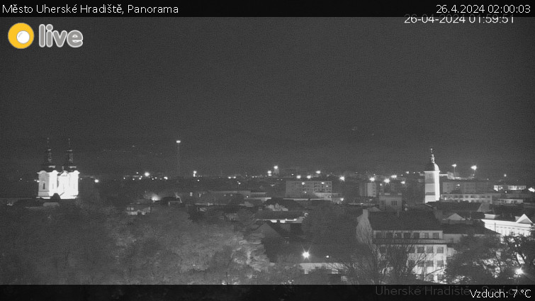 Město Uherské Hradiště - Panorama - 26.4.2024 v 02:00
