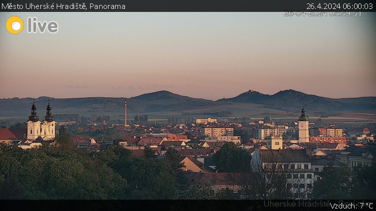 Město Uherské Hradiště - Panorama - 26.4.2024 v 06:00