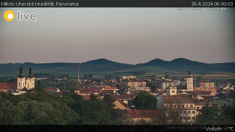 Město Uherské Hradiště - Panorama - 30.4.2024 v 06:00