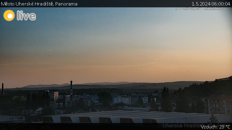 Město Uherské Hradiště - Panorama - 1.5.2024 v 06:00