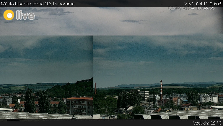 Město Uherské Hradiště - Panorama - 2.5.2024 v 11:00