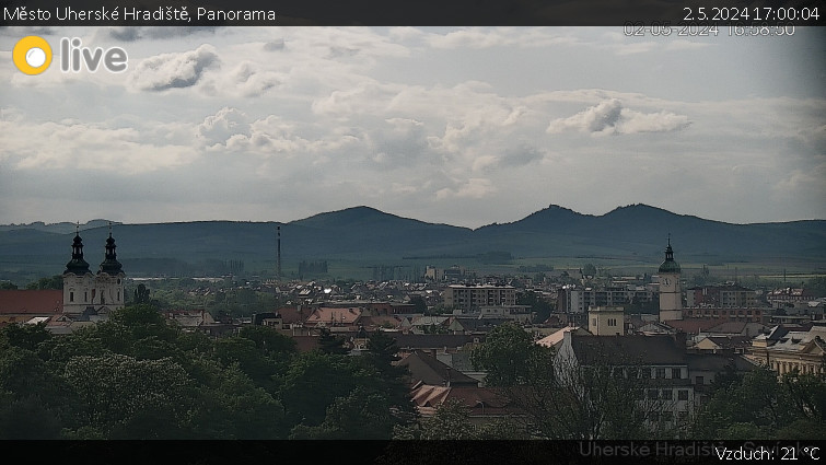 Město Uherské Hradiště - Panorama - 2.5.2024 v 17:00