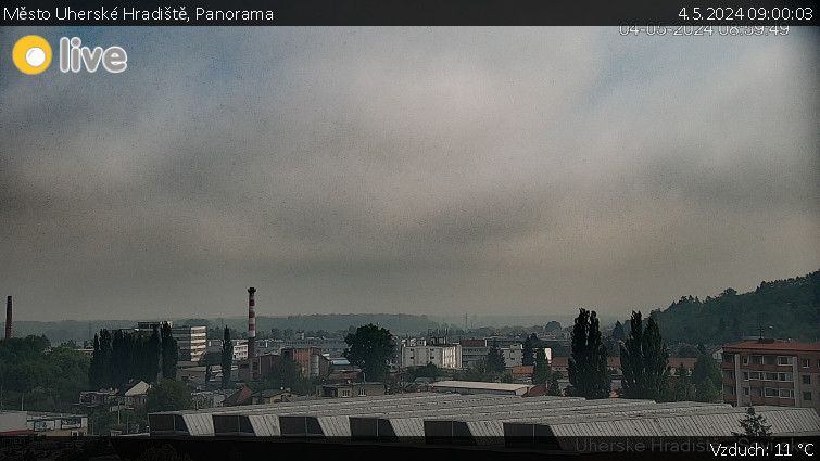 Město Uherské Hradiště - Panorama - 4.5.2024 v 09:00
