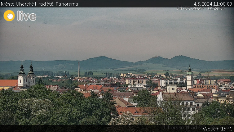 Město Uherské Hradiště - Panorama - 4.5.2024 v 11:00