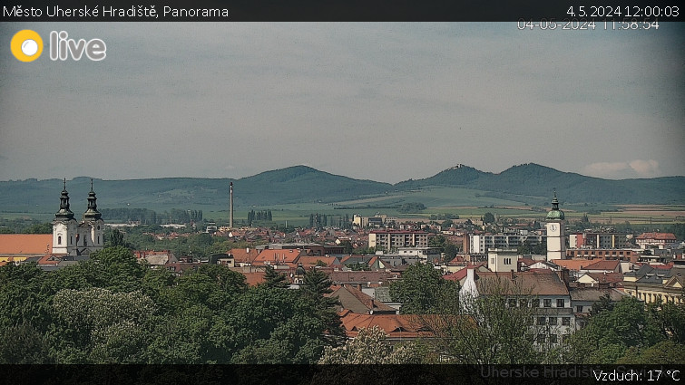 Město Uherské Hradiště - Panorama - 4.5.2024 v 12:00