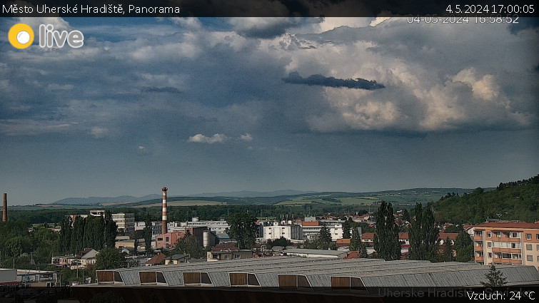 Město Uherské Hradiště - Panorama - 4.5.2024 v 17:00