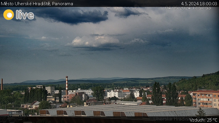 Město Uherské Hradiště - Panorama - 4.5.2024 v 18:00