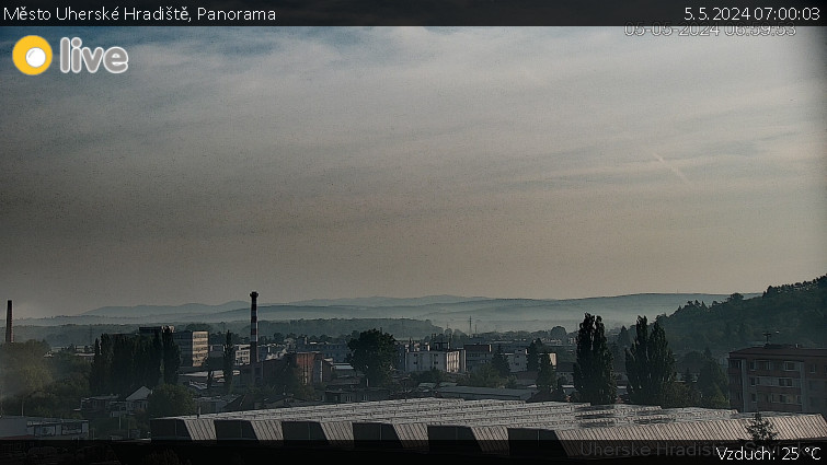 Město Uherské Hradiště - Panorama - 5.5.2024 v 07:00