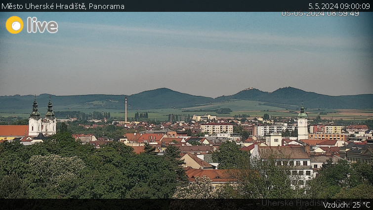 Město Uherské Hradiště - Panorama - 5.5.2024 v 09:00