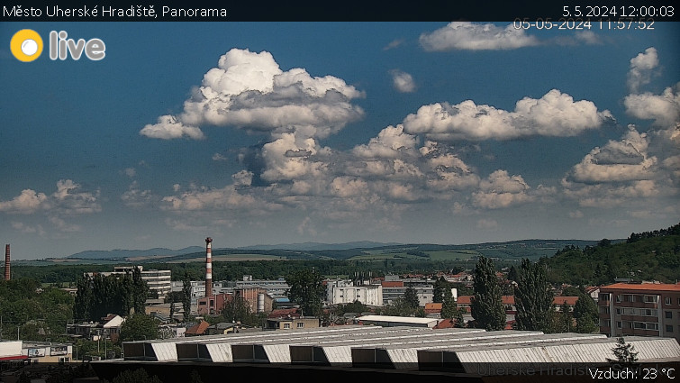 Město Uherské Hradiště - Panorama - 5.5.2024 v 12:00