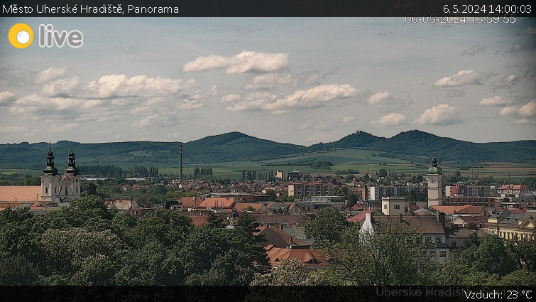 Město Uherské Hradiště - Panorama - 6.5.2024 v 14:00