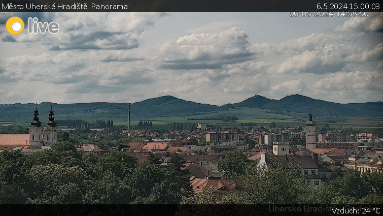 Město Uherské Hradiště - Panorama - 6.5.2024 v 15:00