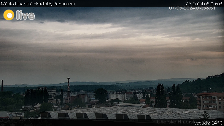 Město Uherské Hradiště - Panorama - 7.5.2024 v 08:00