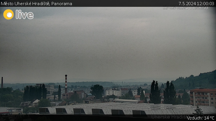 Město Uherské Hradiště - Panorama - 7.5.2024 v 12:00