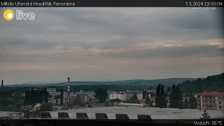 Město Uherské Hradiště - Panorama - 7.5.2024 v 19:00