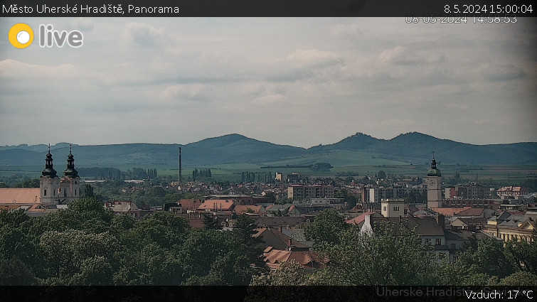 Město Uherské Hradiště - Panorama - 8.5.2024 v 15:00