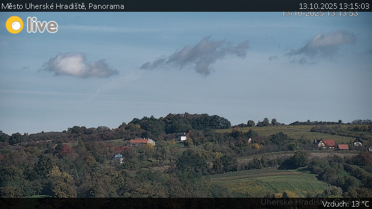 Město Uherské Hradiště - Panorama - 13.10.2025 v 13:15 Město Uherské Hradiště - Panorama - 13.10.2025 v 13:15
