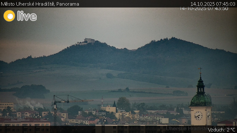 Město Uherské Hradiště - Panorama - 14.10.2025 v 07:45 Město Uherské Hradiště - Panorama - 14.10.2025 v 07:45