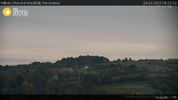 Město Uherské Hradiště - Panorama - 14.10.2025 v 09:15 Město Uherské Hradiště - Panorama - 14.10.2025 v 09:15
