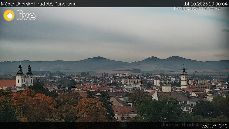 Město Uherské Hradiště - Panorama - 14.10.2025 v 10:00 Město Uherské Hradiště - Panorama - 14.10.2025 v 10:00