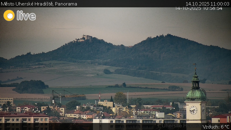 Město Uherské Hradiště - Panorama - 14.10.2025 v 11:00 Město Uherské Hradiště - Panorama - 14.10.2025 v 11:00