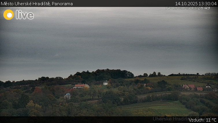 Město Uherské Hradiště - Panorama - 14.10.2025 v 13:30 Město Uherské Hradiště - Panorama - 14.10.2025 v 13:30