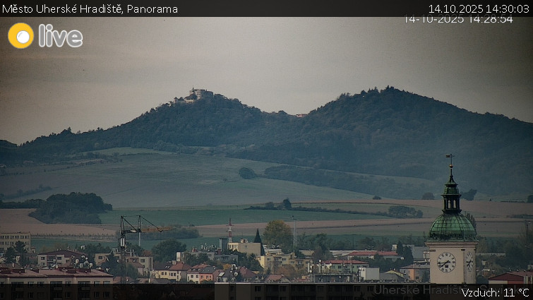 Město Uherské Hradiště - Panorama - 14.10.2025 v 14:30 Město Uherské Hradiště - Panorama - 14.10.2025 v 14:30