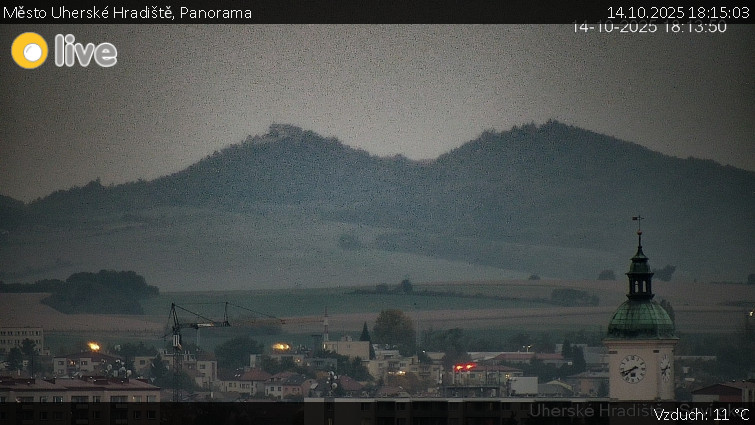 Město Uherské Hradiště - Panorama - 14.10.2025 v 18:15 Město Uherské Hradiště - Panorama - 14.10.2025 v 18:15