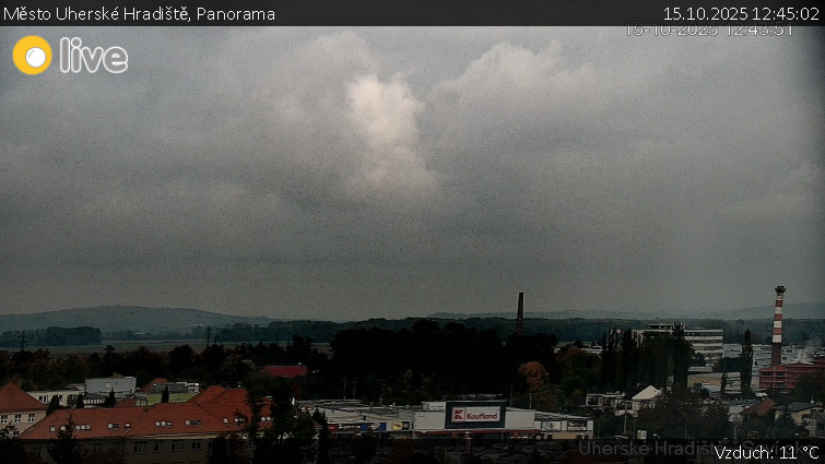 Město Uherské Hradiště - Panorama - 15.10.2025 v 12:45 Město Uherské Hradiště - Panorama - 15.10.2025 v 12:45