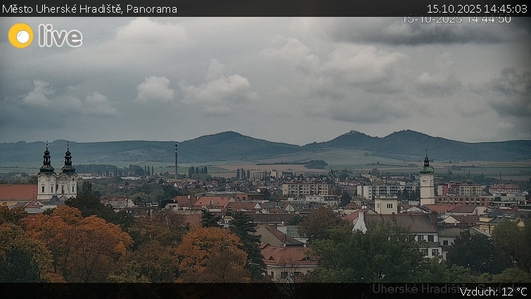 Město Uherské Hradiště - Panorama - 15.10.2025 v 14:45 Město Uherské Hradiště - Panorama - 15.10.2025 v 14:45