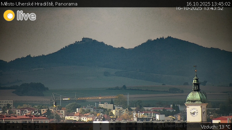 Město Uherské Hradiště - Panorama - 16.10.2025 v 13:45 Město Uherské Hradiště - Panorama - 16.10.2025 v 13:45