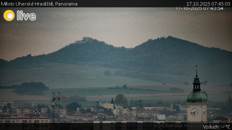 Město Uherské Hradiště - Panorama - 17.10.2025 v 07:45 Město Uherské Hradiště - Panorama - 17.10.2025 v 07:45