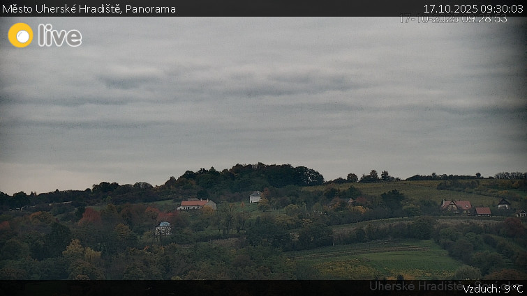 Město Uherské Hradiště - Panorama - 17.10.2025 v 09:30 Město Uherské Hradiště - Panorama - 17.10.2025 v 09:30