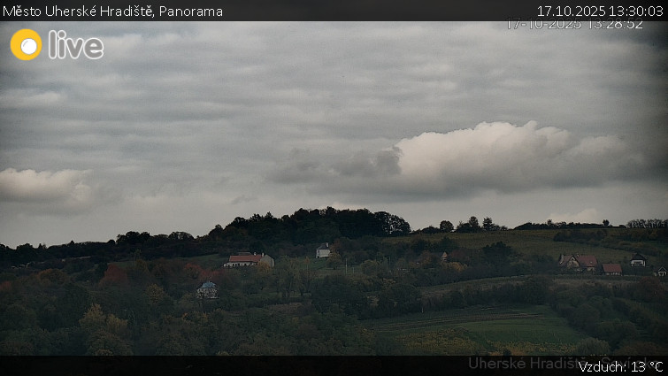 Město Uherské Hradiště - Panorama - 17.10.2025 v 13:30 Město Uherské Hradiště - Panorama - 17.10.2025 v 13:30