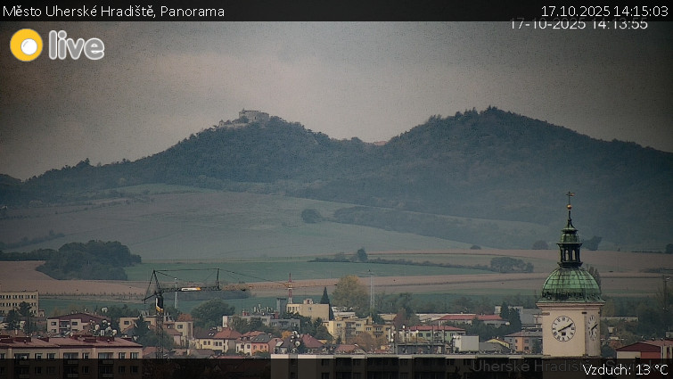 Město Uherské Hradiště - Panorama - 17.10.2025 v 14:15 Město Uherské Hradiště - Panorama - 17.10.2025 v 14:15