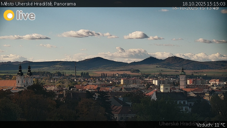 Město Uherské Hradiště - Panorama - 18.10.2025 v 15:15 Město Uherské Hradiště - Panorama - 18.10.2025 v 15:15
