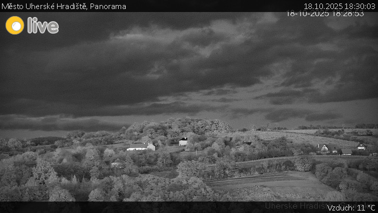 Město Uherské Hradiště - Panorama - 18.10.2025 v 18:30 Město Uherské Hradiště - Panorama - 18.10.2025 v 18:30