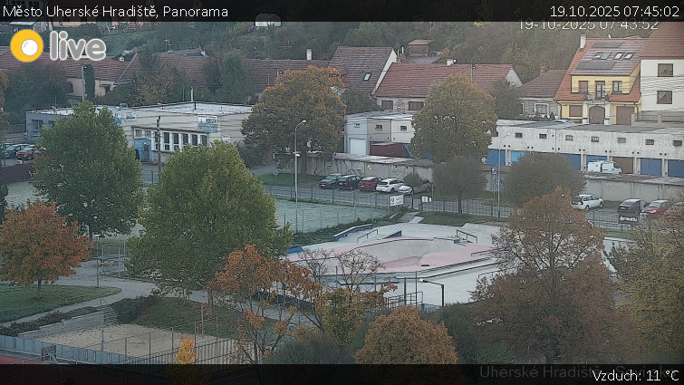 Město Uherské Hradiště - Panorama - 19.10.2025 v 07:45 Město Uherské Hradiště - Panorama - 19.10.2025 v 07:45