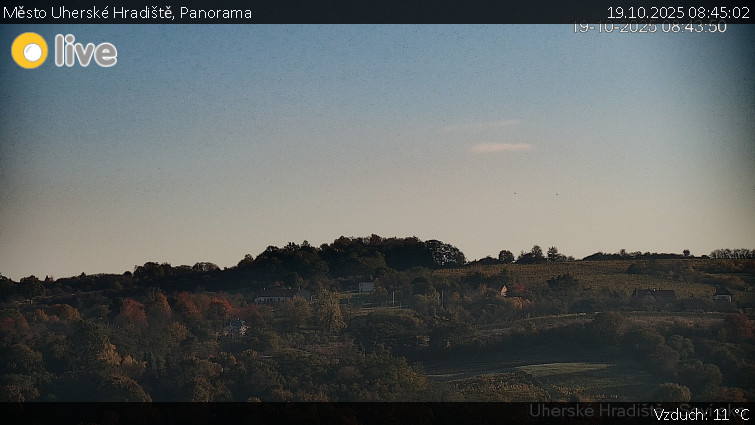 Město Uherské Hradiště - Panorama - 19.10.2025 v 08:45 Město Uherské Hradiště - Panorama - 19.10.2025 v 08:45
