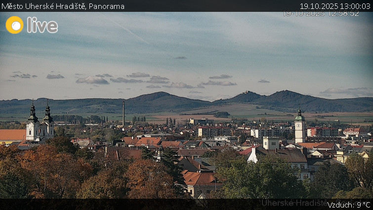 Město Uherské Hradiště - Panorama - 19.10.2025 v 13:00 Město Uherské Hradiště - Panorama - 19.10.2025 v 13:00