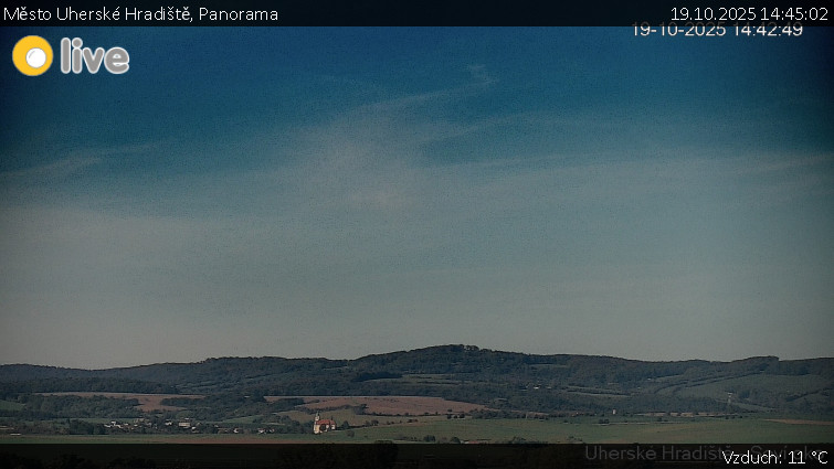 Město Uherské Hradiště - Panorama - 19.10.2025 v 14:45 Město Uherské Hradiště - Panorama - 19.10.2025 v 14:45