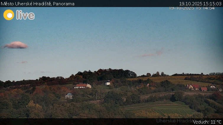 Město Uherské Hradiště - Panorama - 19.10.2025 v 15:15 Město Uherské Hradiště - Panorama - 19.10.2025 v 15:15
