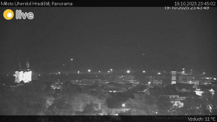 Město Uherské Hradiště - Panorama - 19.10.2025 v 23:45 Město Uherské Hradiště - Panorama - 19.10.2025 v 23:45