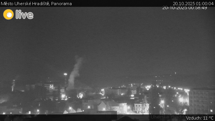 Město Uherské Hradiště - Panorama - 20.10.2025 v 01:00 Město Uherské Hradiště - Panorama - 20.10.2025 v 01:00