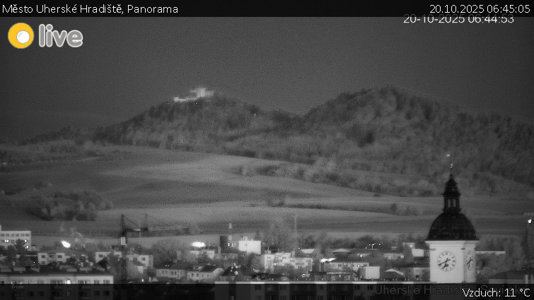 Město Uherské Hradiště - Panorama - 20.10.2025 v 06:45 Město Uherské Hradiště - Panorama - 20.10.2025 v 06:45